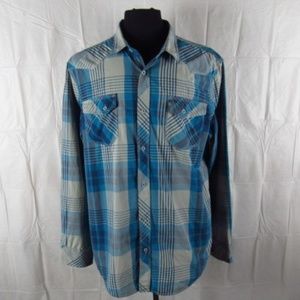 American Flag Long Sleeve Shirt- Mens